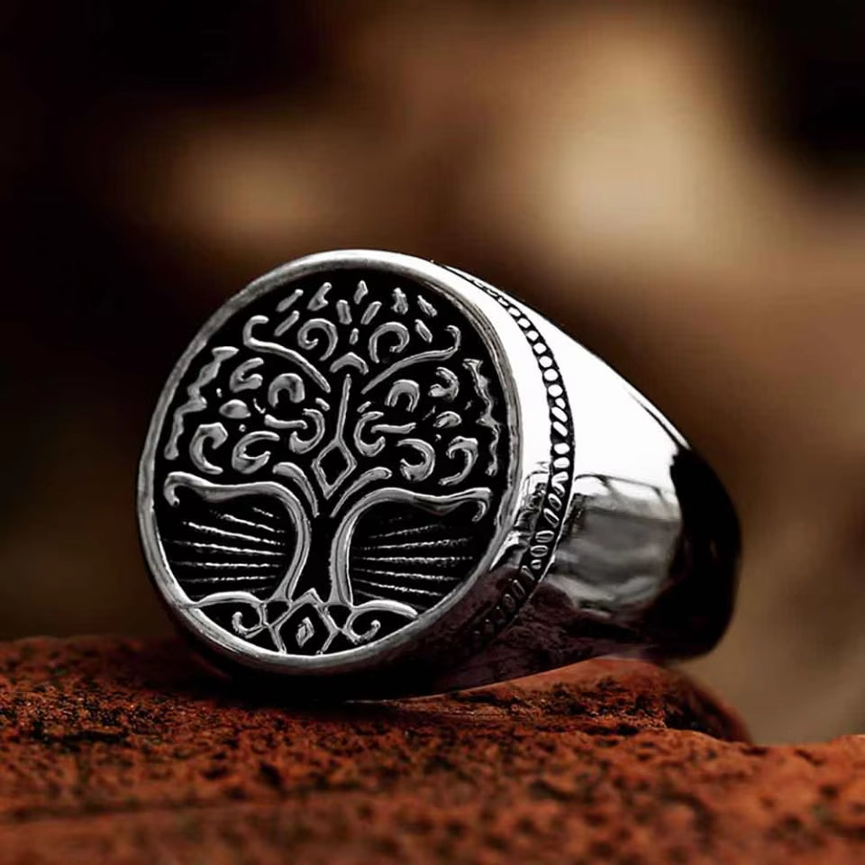 Bague Arbre de Vie au Design Vintage