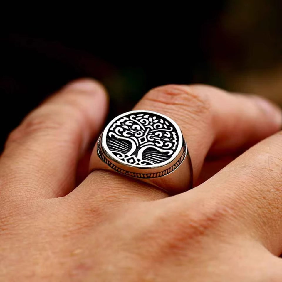 Bague Arbre de Vie au Design Vintage
