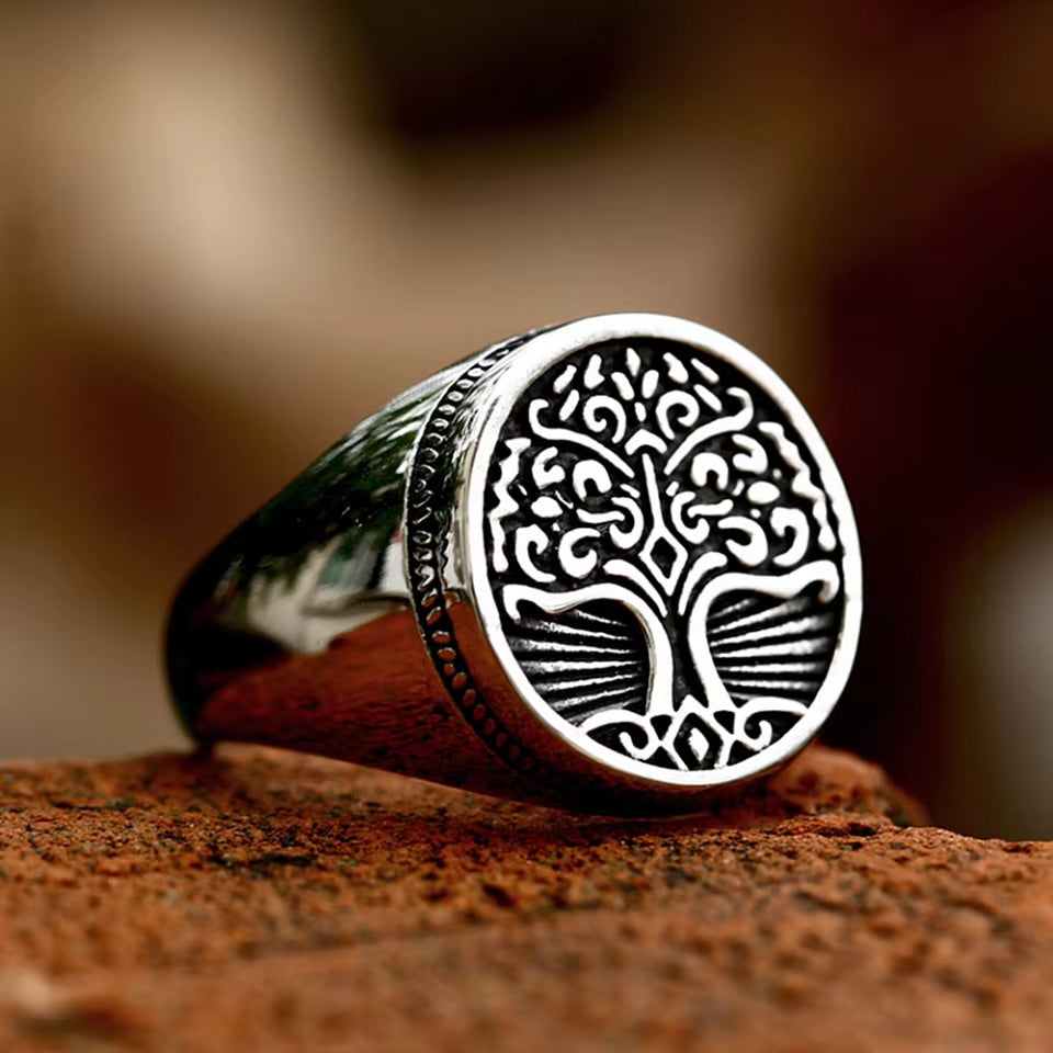 Bague Arbre de Vie au Design Vintage
