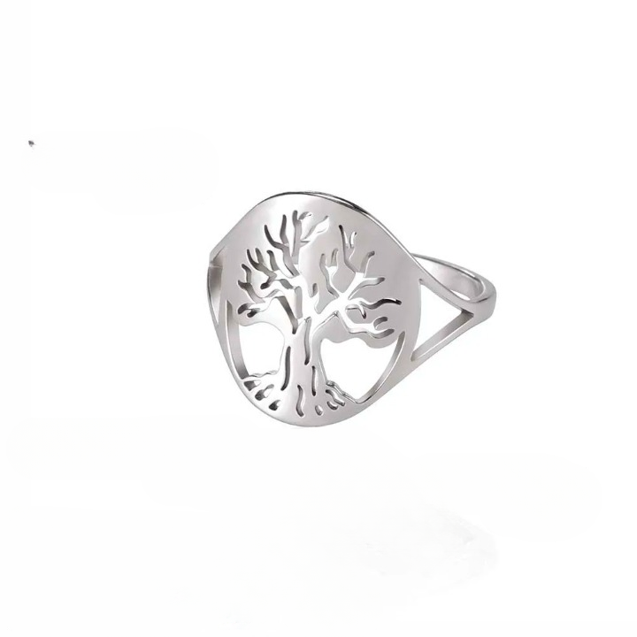 Bague arbre de vie en acier inoxydable