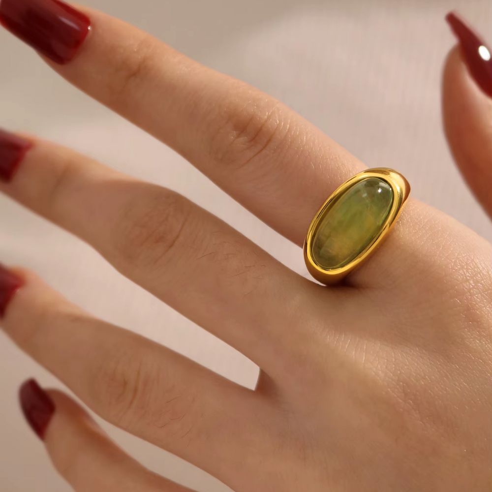 Bague en Pierre Naturelle - Opale