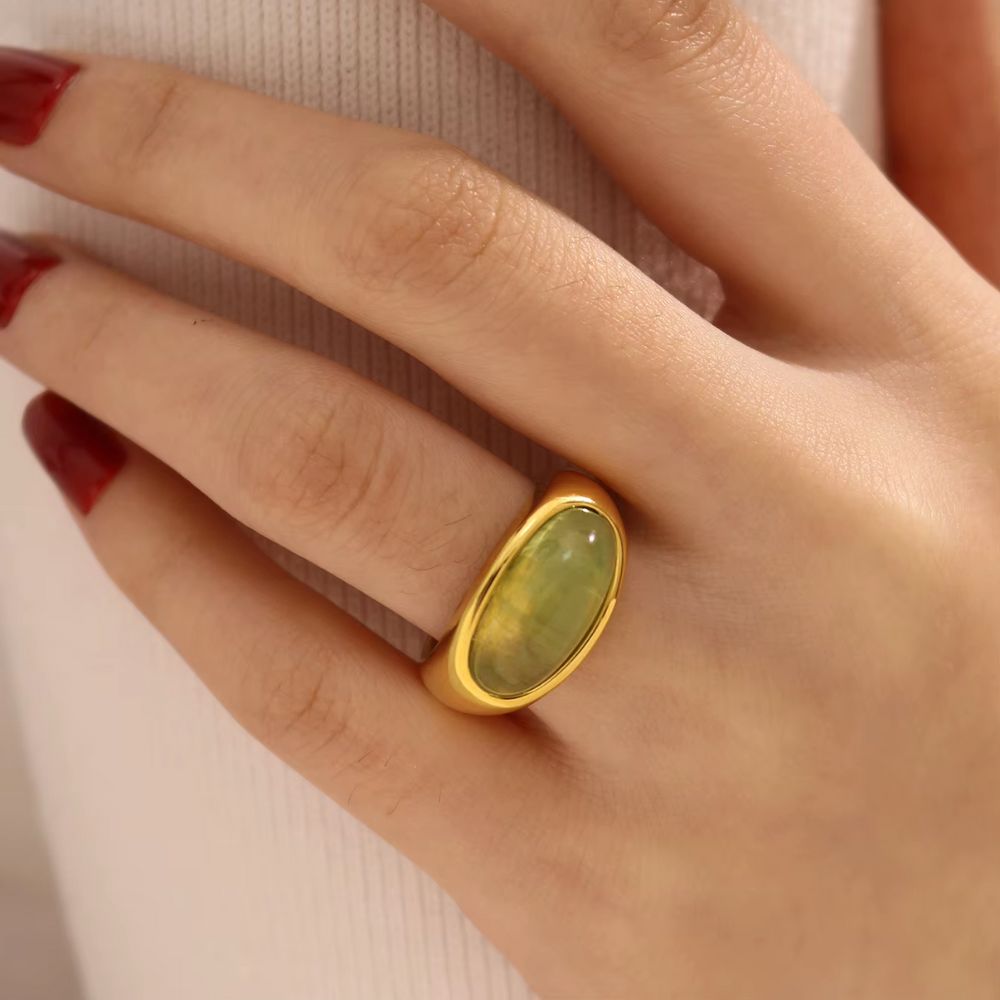 Bague en Pierre Naturelle - Opale