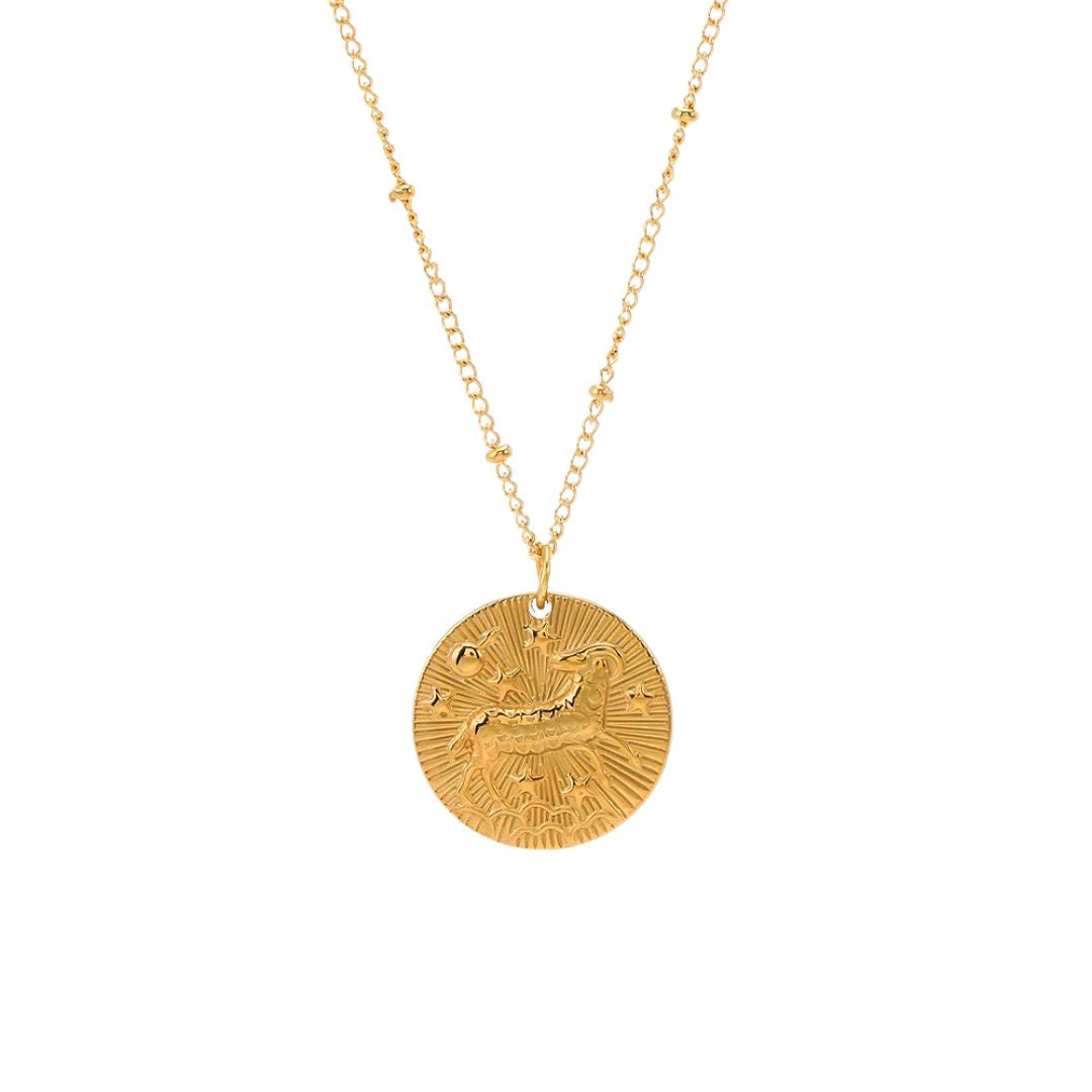 Collier Signe Astrologique avec Pendentif Rond