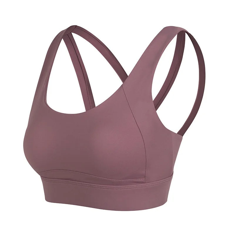 Brassière Yoga Moderne – Design Minimaliste sur fond blan