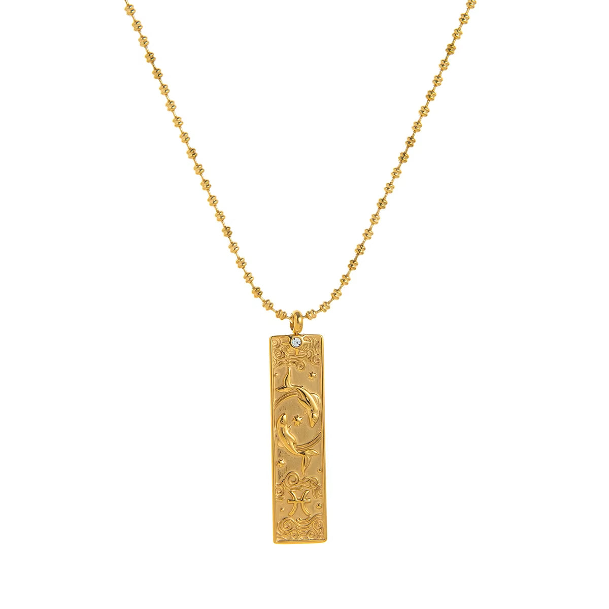 Collier Signe Astrologique - Chic et Rectangulaire