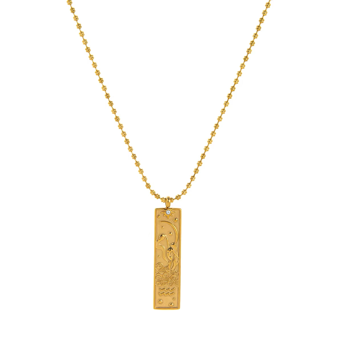 Collier Signe Astrologique - Chic et Rectangulaire