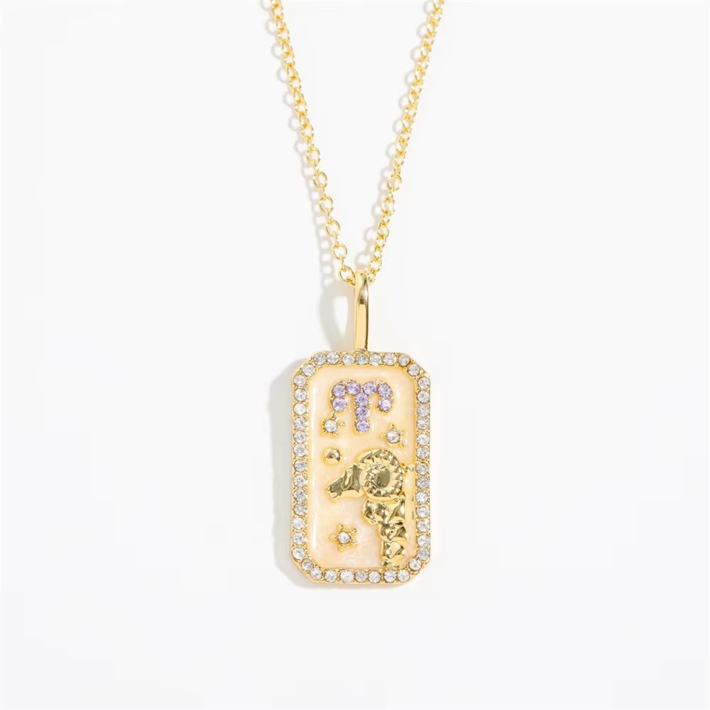Collier Signe Astrologique - Moderne à Strass