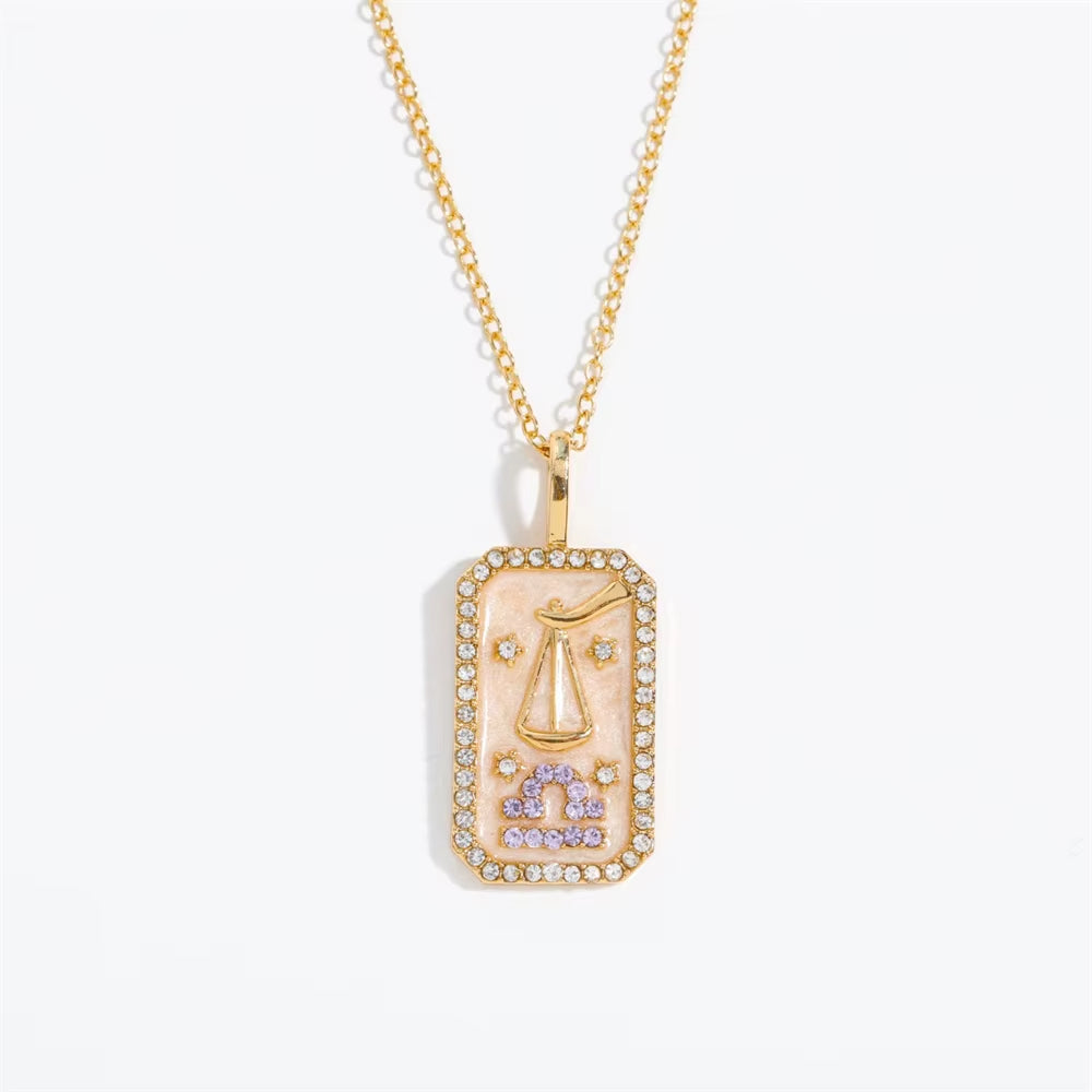 Collier Signe Astrologique - Moderne à Strass