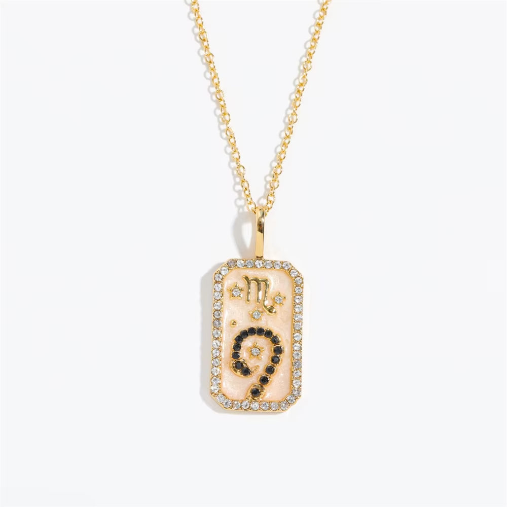 Collier Signe Astrologique - Moderne à Strass