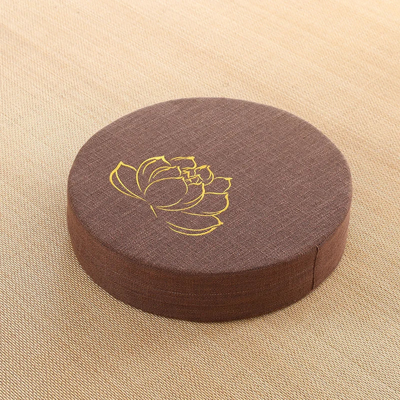 Coussin de Méditation Imprimé Fleur de Lotus