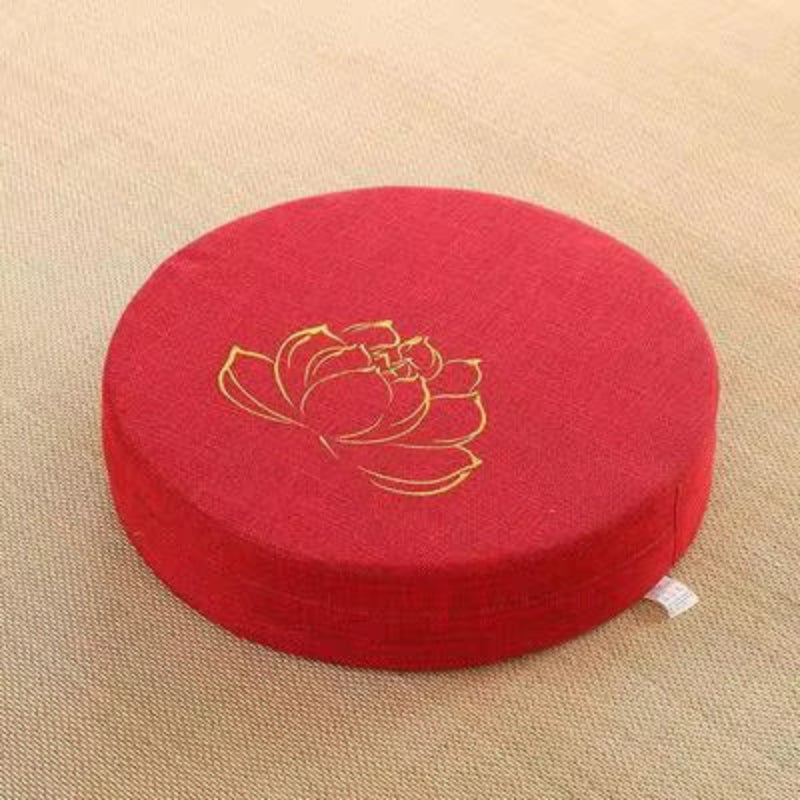 Coussin de Méditation Imprimé Fleur de Lotus