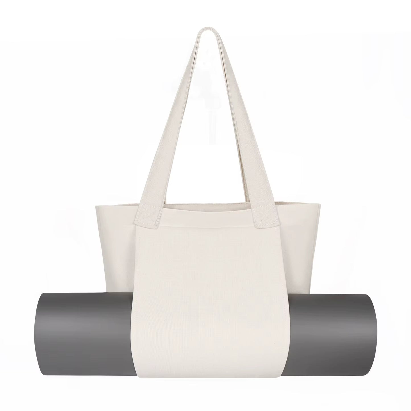Sac Yoga Blanc et Polyvalent sur fond blanc