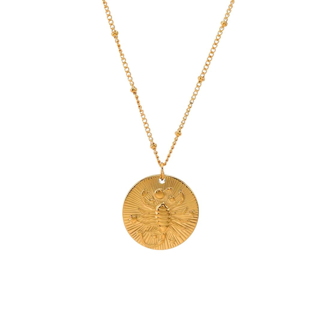 Collier Signe Astrologique avec Pendentif Rond