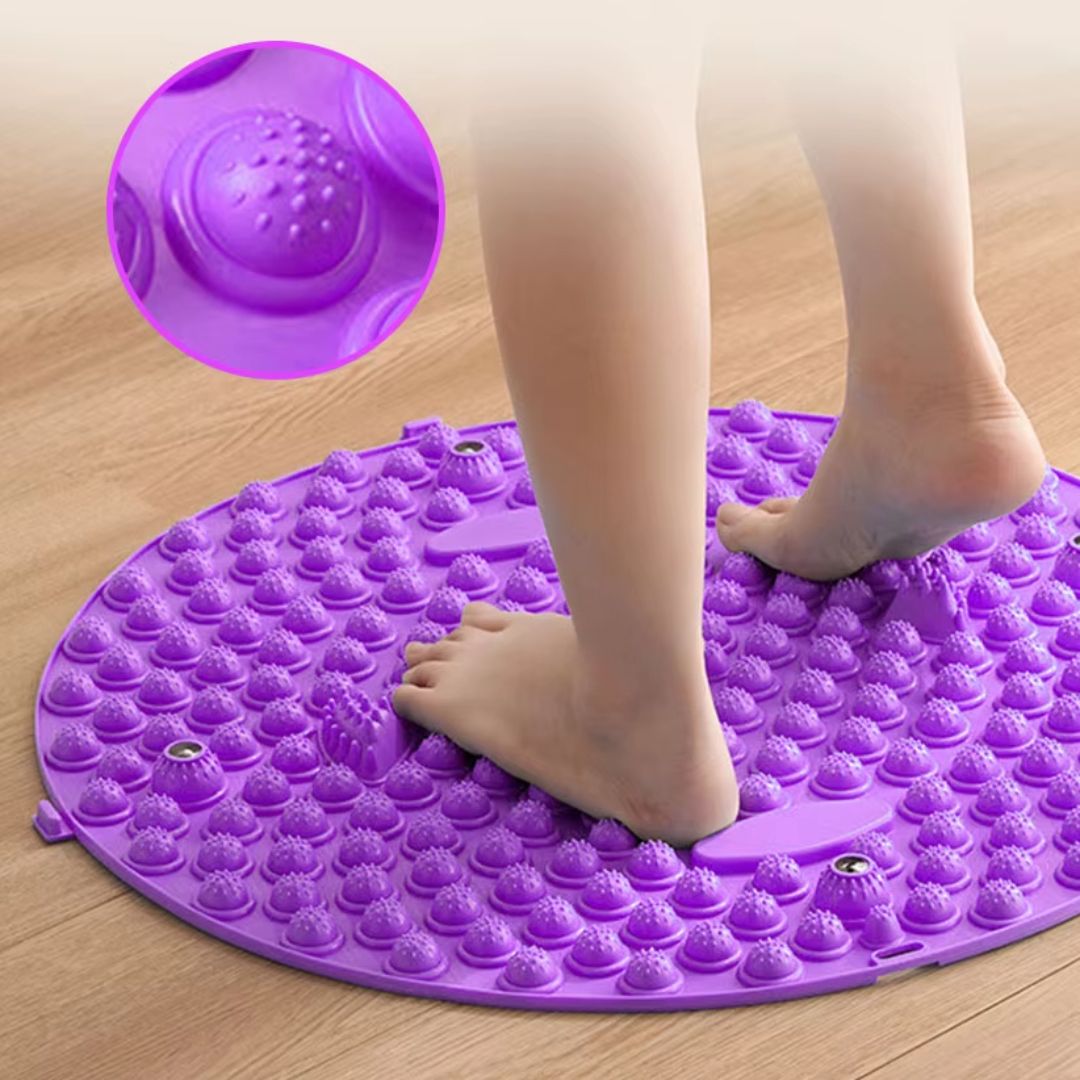 Tapis Acupression Rond et Violet