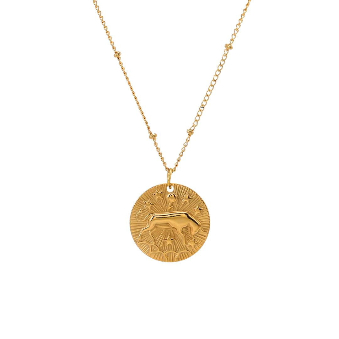 Collier Signe Astrologique avec Pendentif Rond