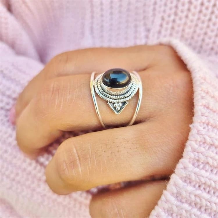 Bague Grenat rouge