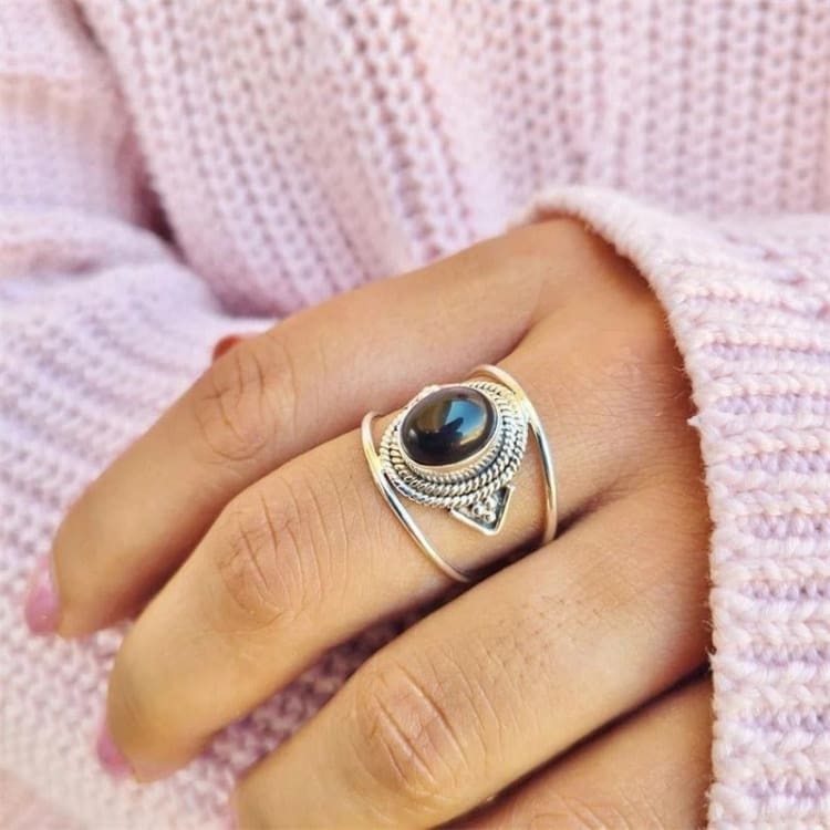 Bague Grenat rouge