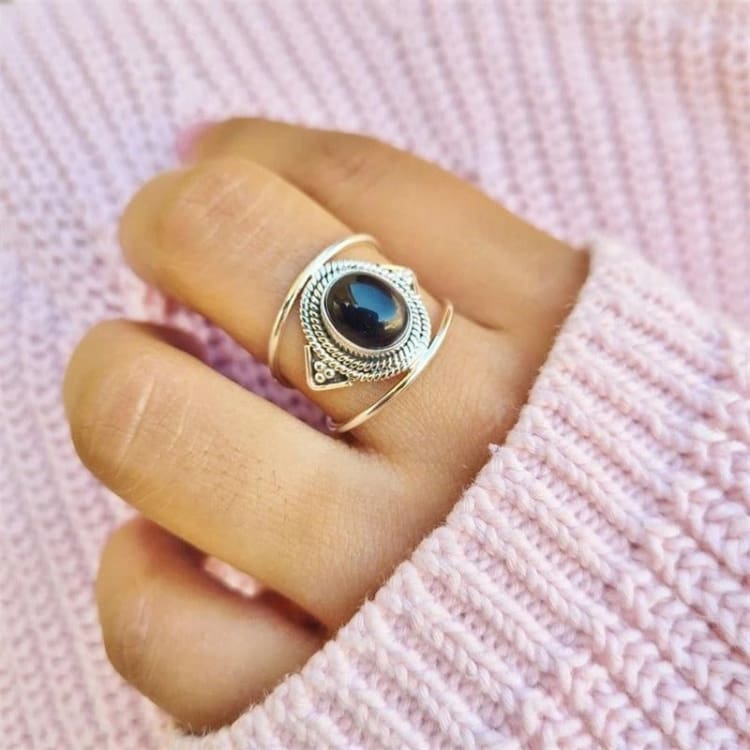 Bague Grenat rouge