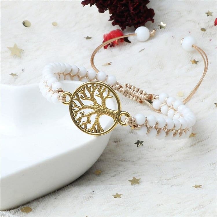 Bracelet de l’arbre de vie en porcelaine - Bracelet