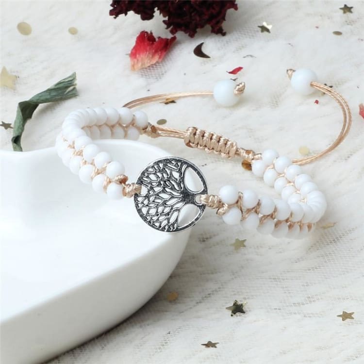 Bracelet de l’arbre de vie en porcelaine - Bracelet