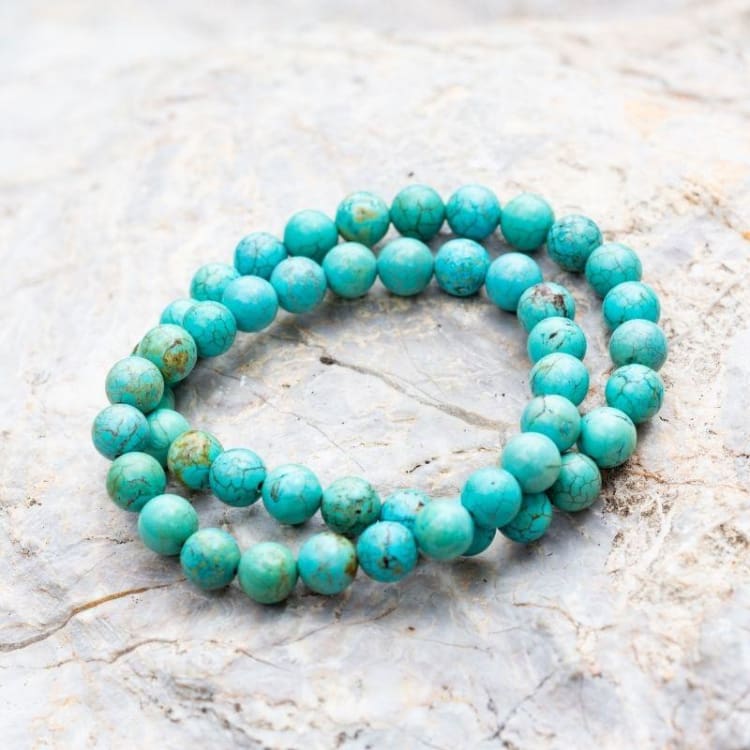 Bracelet en pierre de turquoise - Bracelet