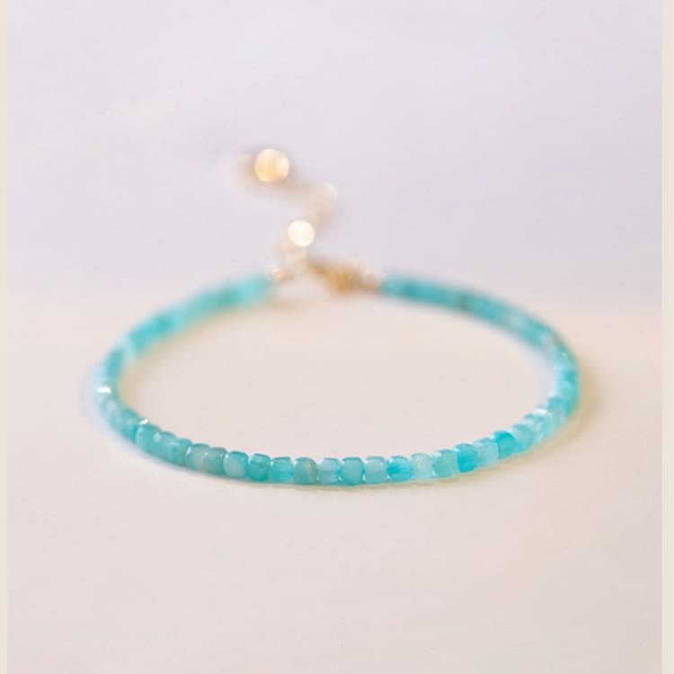 Bracelet fin en Amazonite