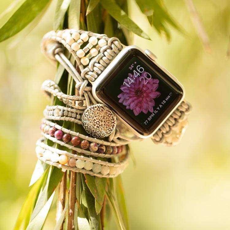 Bracelet Wrap Apple Watch Amazonite - Bracelet