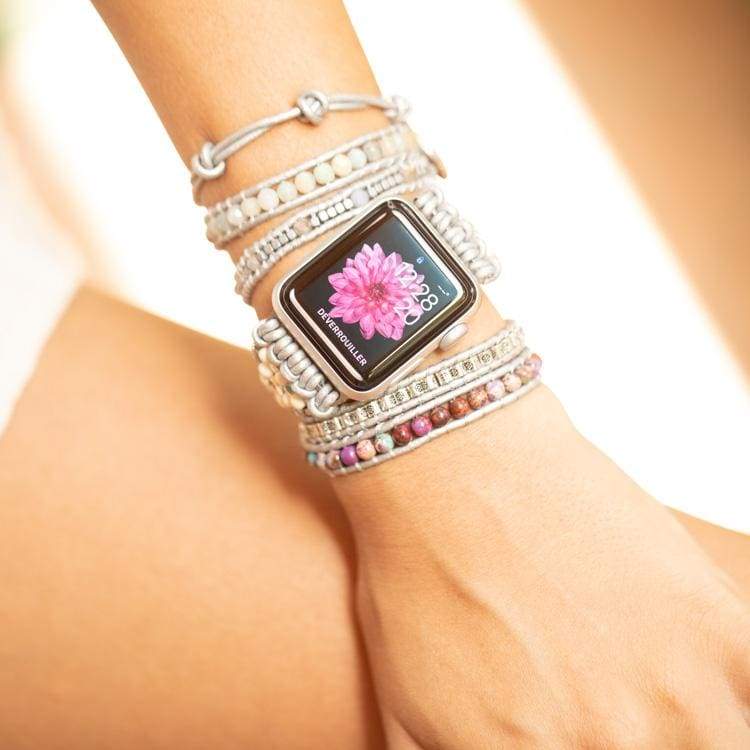 Bracelet Wrap Apple Watch Amazonite - Bracelet