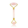 Roller pour Massage Facial en Quartz rose - Double Embout - autre