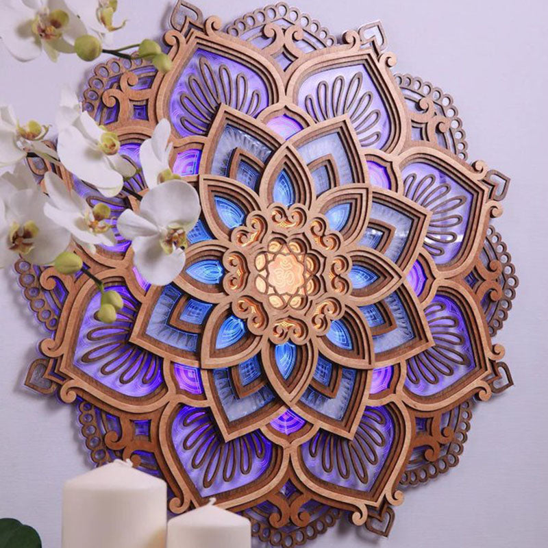 Veilleuse de nuit mandala
