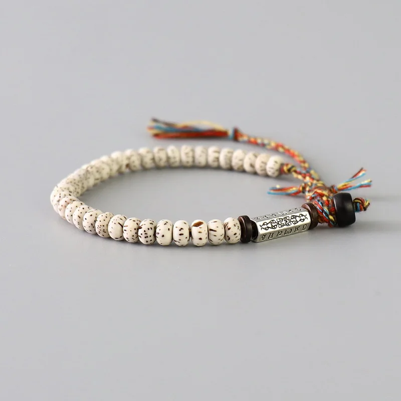 Bracelet en Graines de Bodhi – Énergie Spirituelle et Sérénité Tibétaine