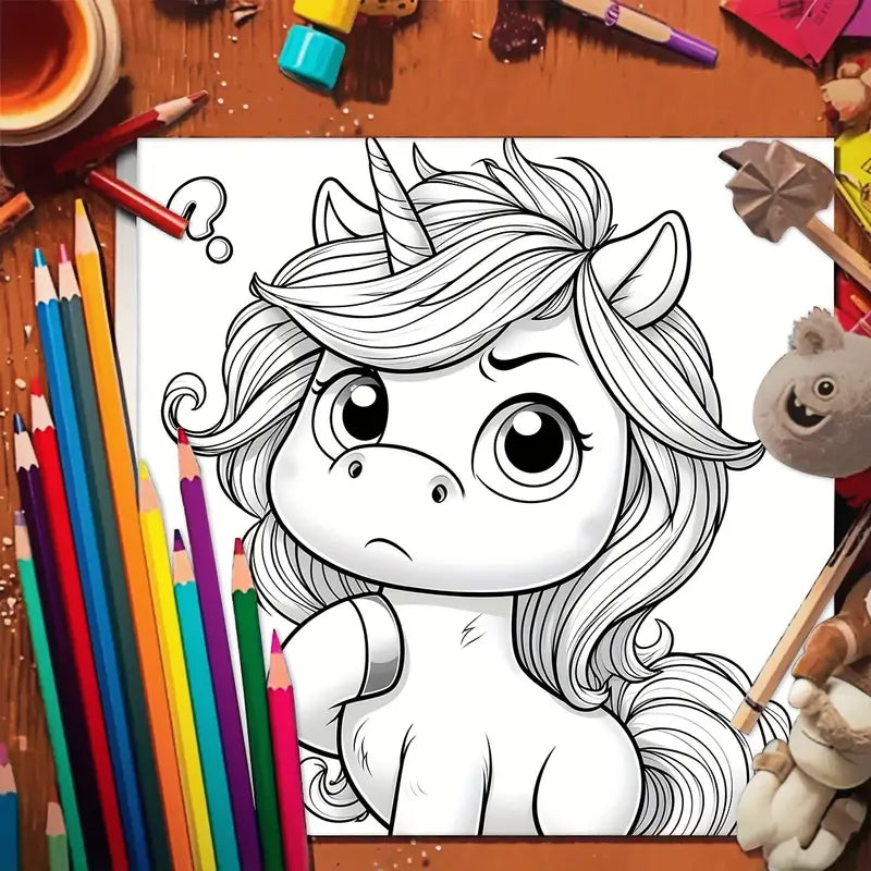 Livre de Coloriage Licorne