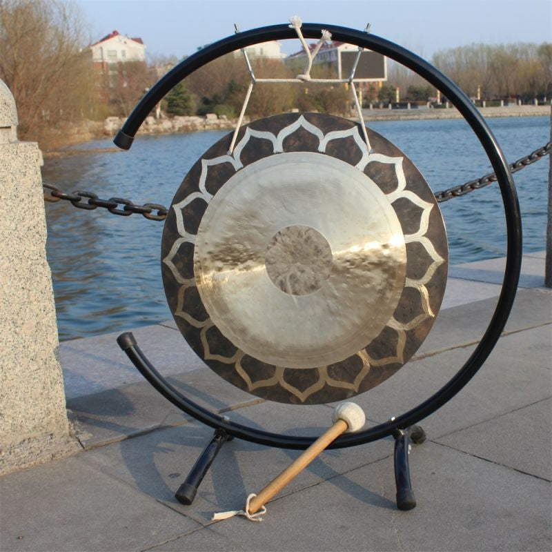 Gong tibétain fleur de lotus