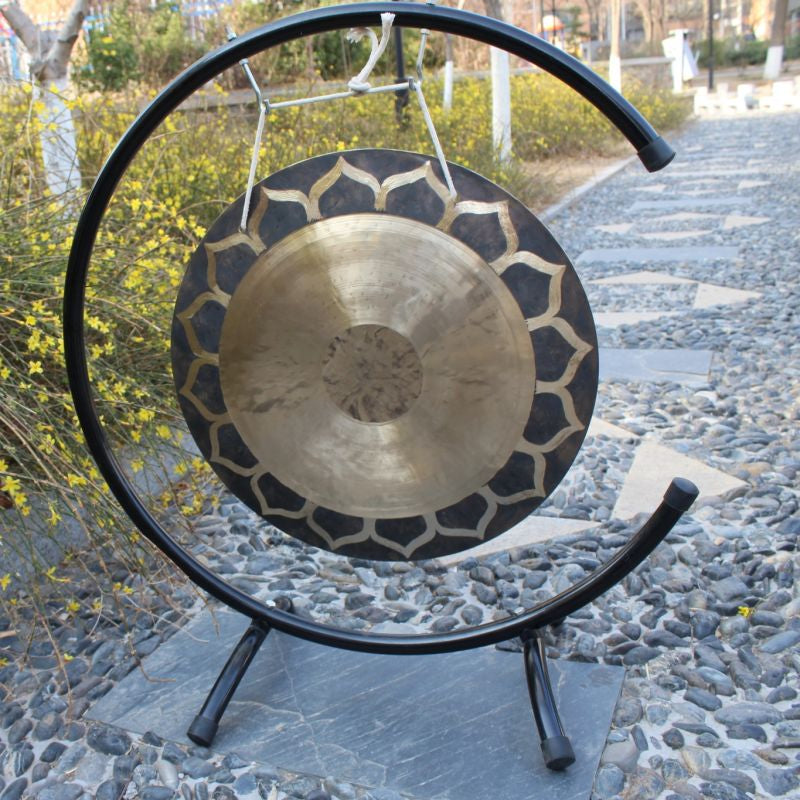 Gong tibétain fleur de lotus