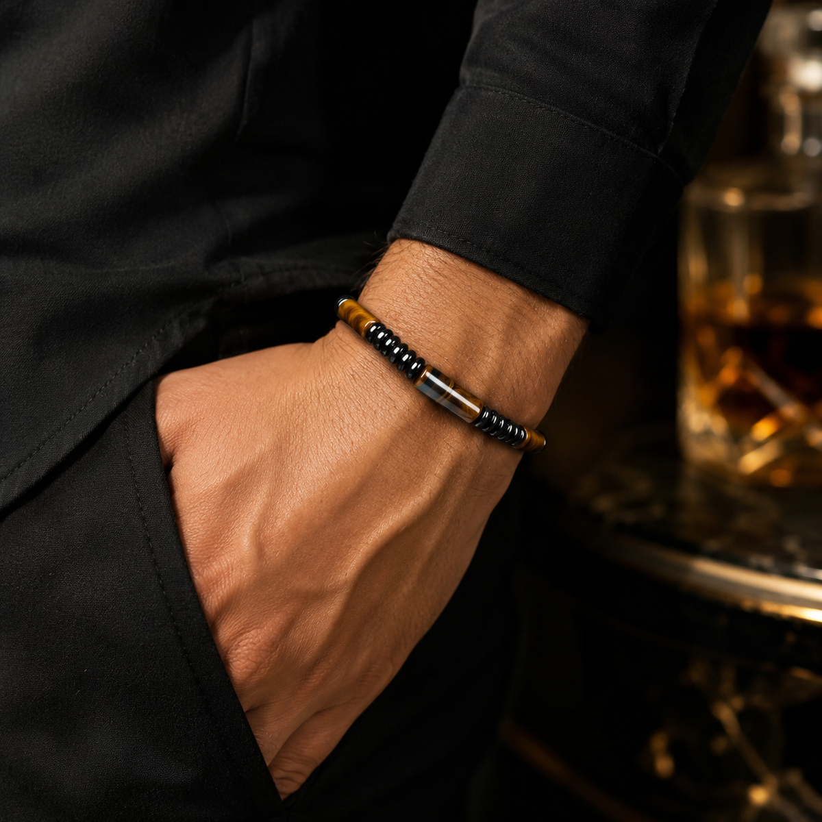 Bracelet Œil de Tigre – Énergie & Protection Naturelle