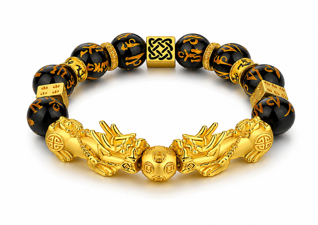 Bracelet Pixiu Obsidienne Double