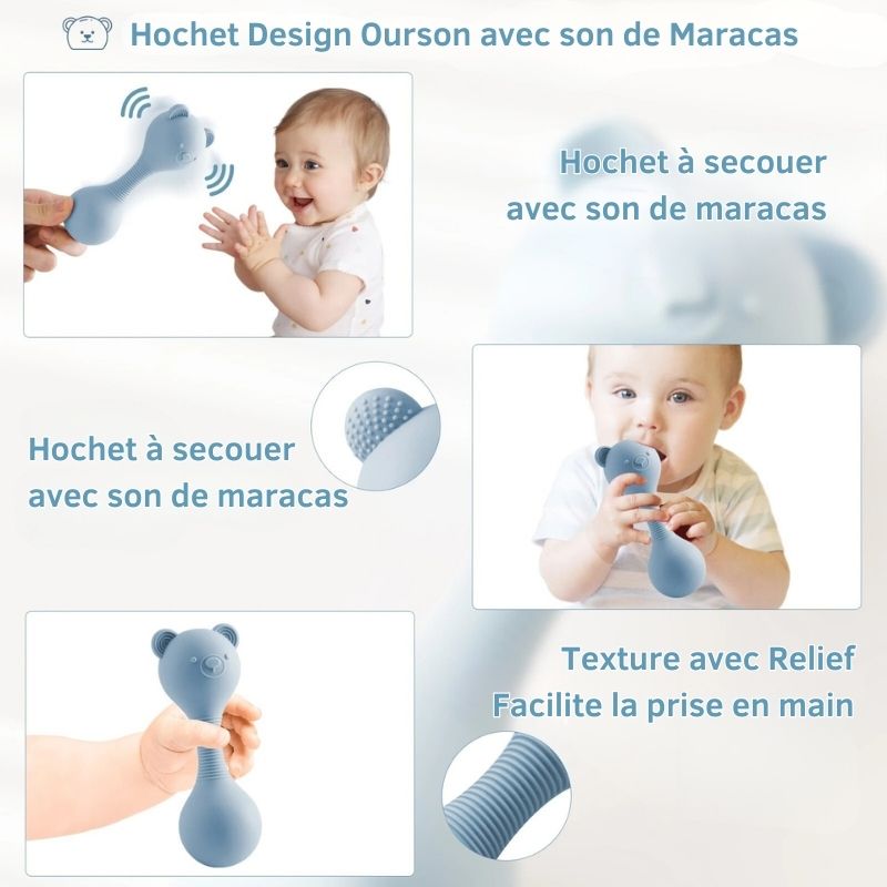 Hochet en Silicone