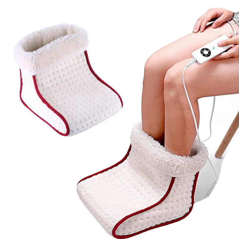 Dispositif de chauffage électrique pour pied en forme de chausson