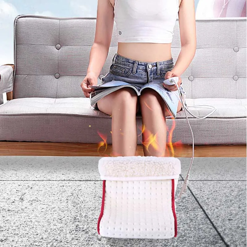 Dispositif de chauffage électrique pour pied en forme de chausson