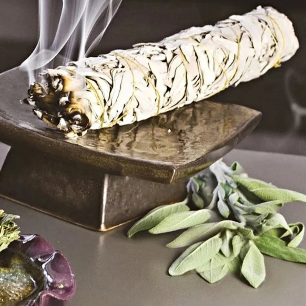 Lot de dix bâtons d'encens en saule blanc
