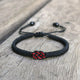 Bracelet de couple tressé de style tibétain