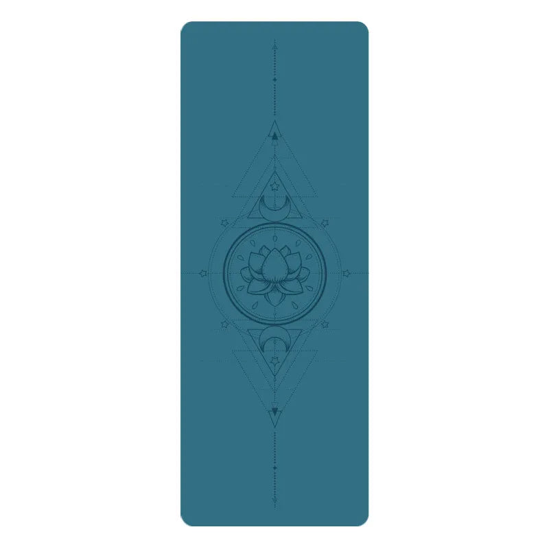 Tapis de Yoga avec imprimé fleur de lotus