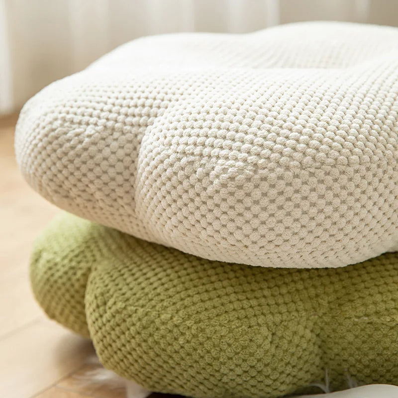 Coussin méditation en forme de fleur