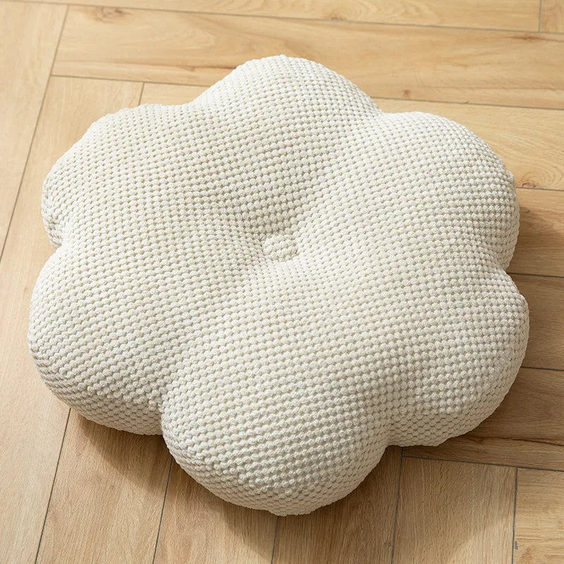 Coussin méditation en forme de fleur