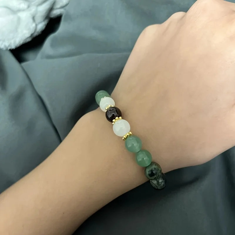 Bracelet dégradé avec perles d'aventurine