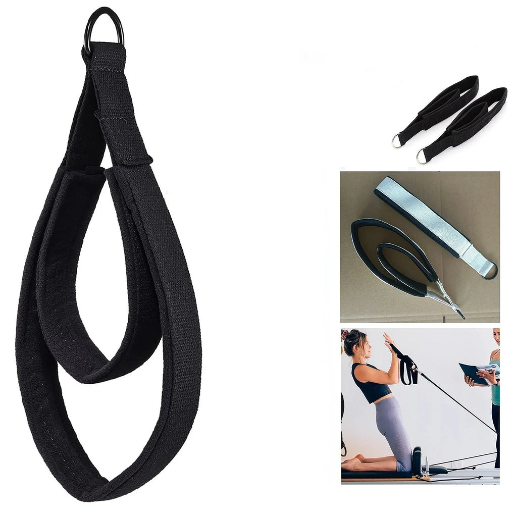 Sangle élastique noire pour yoga