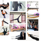 Sangle élastique noire pour yoga