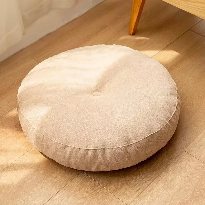 Coussin Méditation Rond à Mémoire de Forme