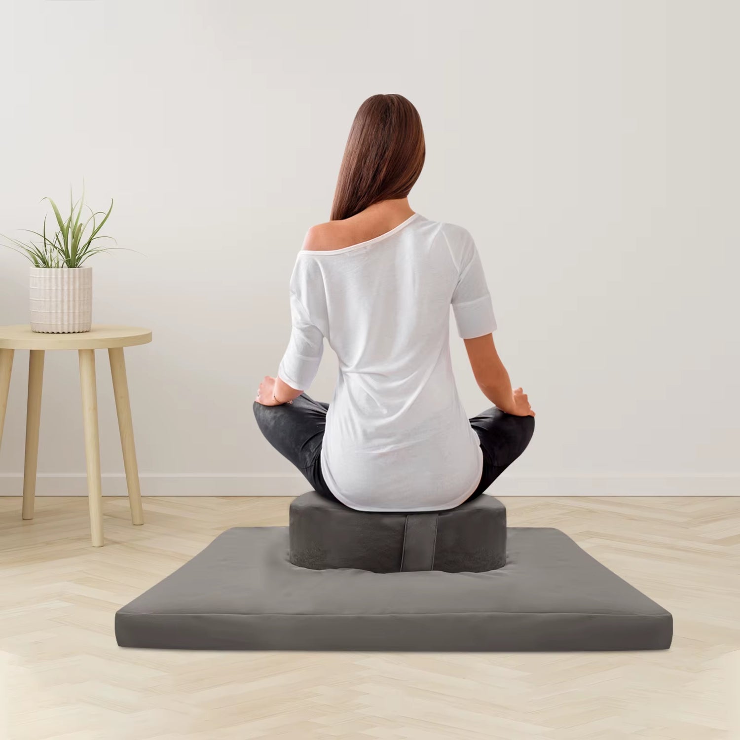 Lot de 2 Coussins Méditation Modernes