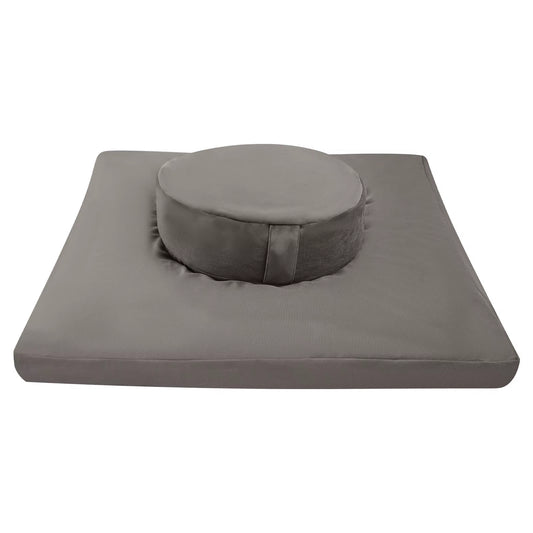 Lot de 2 Coussins Méditation Modernes sur fond blanc